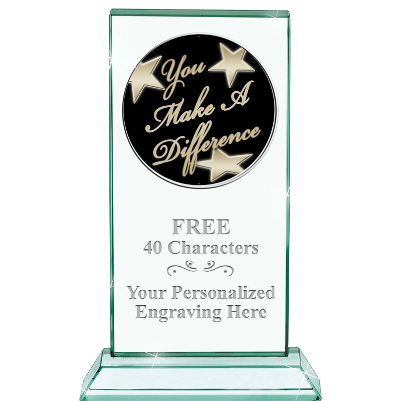 5" JADE MONARCH INSERT CRYSTAL