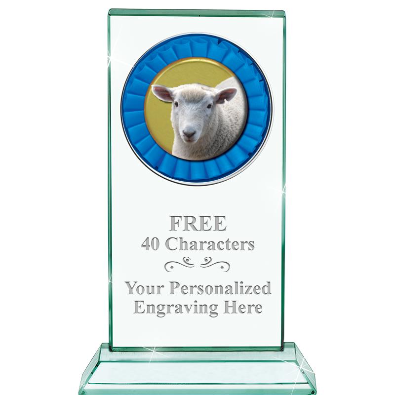 5" JADE MONARCH INSERT CRYSTAL