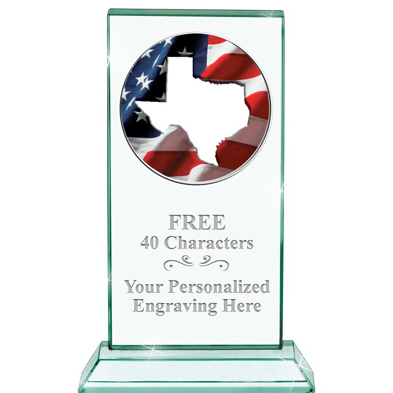 5" JADE MONARCH INSERT CRYSTAL