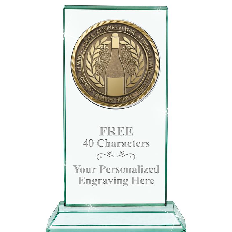 5" JADE MONARCH INSERT CRYSTAL