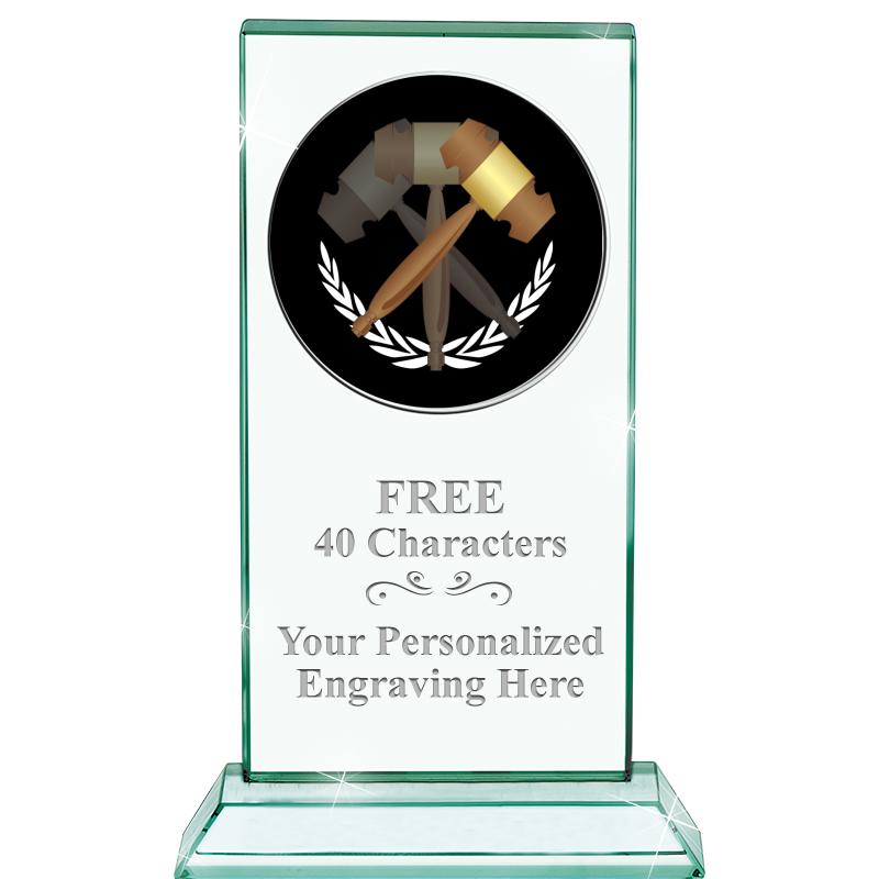 5" JADE MONARCH INSERT CRYSTAL