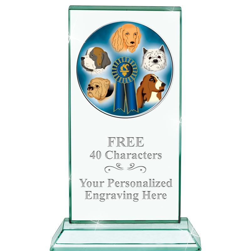 5" JADE MONARCH INSERT CRYSTAL