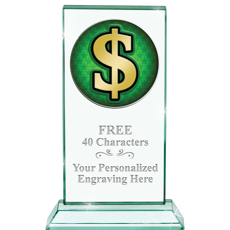 5" JADE MONARCH INSERT CRYSTAL