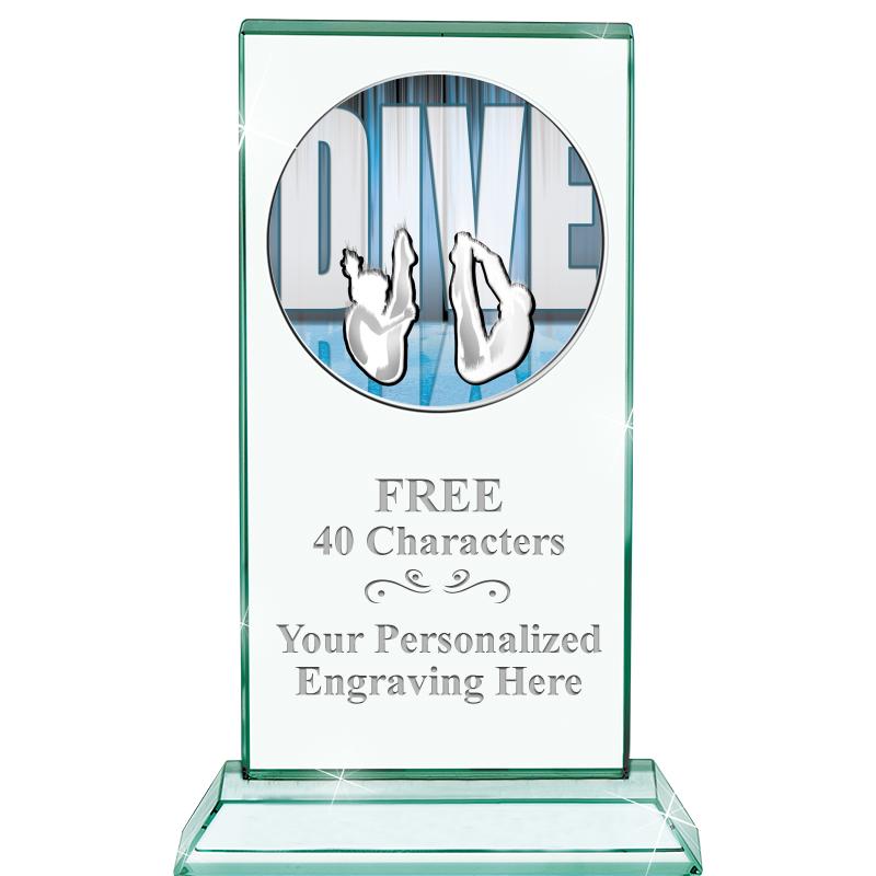 5" JADE MONARCH INSERT CRYSTAL