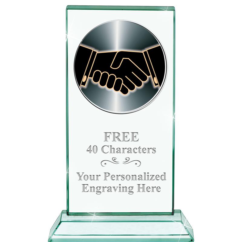 5" JADE MONARCH INSERT CRYSTAL