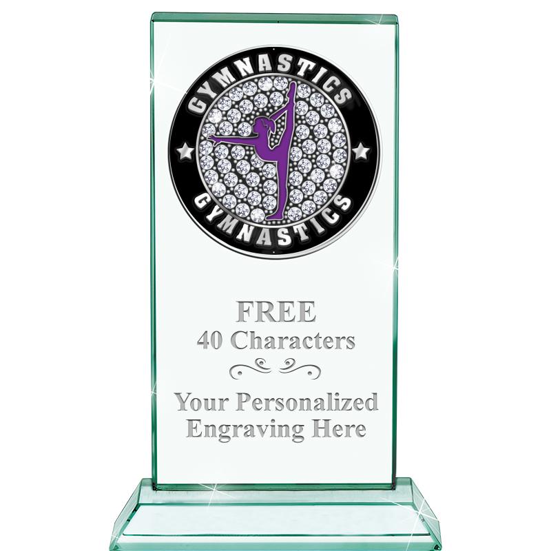 5" JADE MONARCH INSERT CRYSTAL