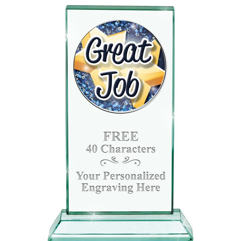 5" JADE MONARCH INSERT CRYSTAL