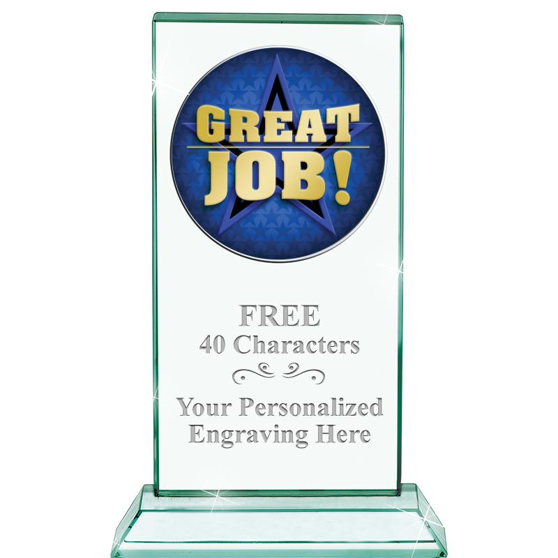 5" JADE MONARCH INSERT CRYSTAL