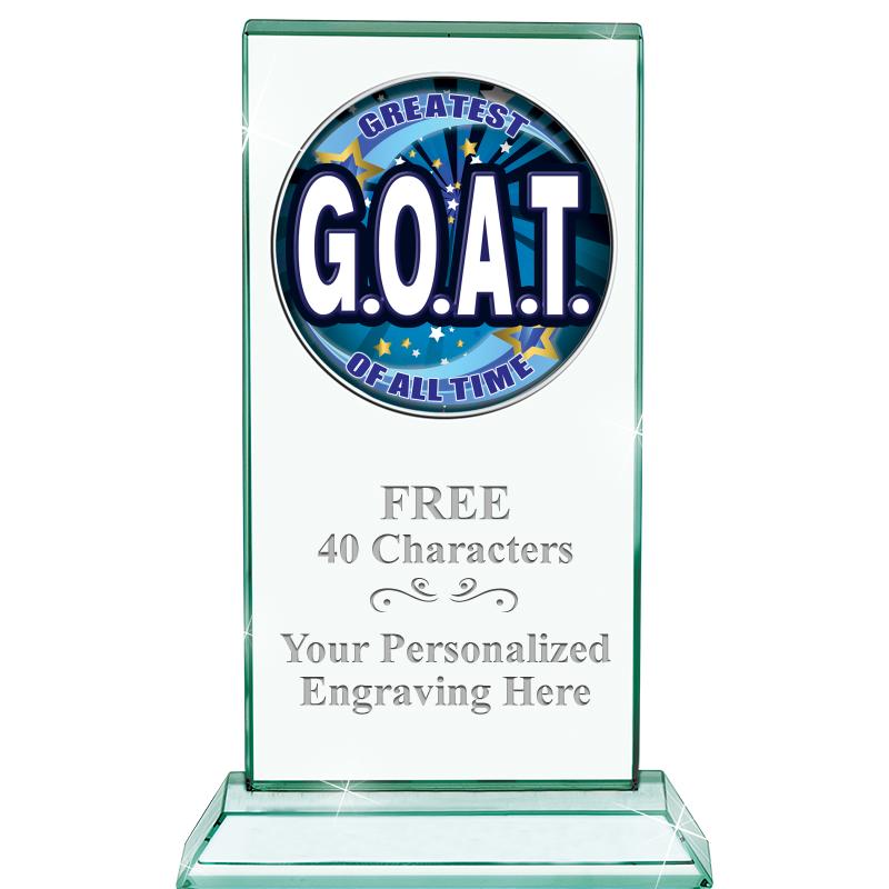 5" JADE MONARCH INSERT CRYSTAL