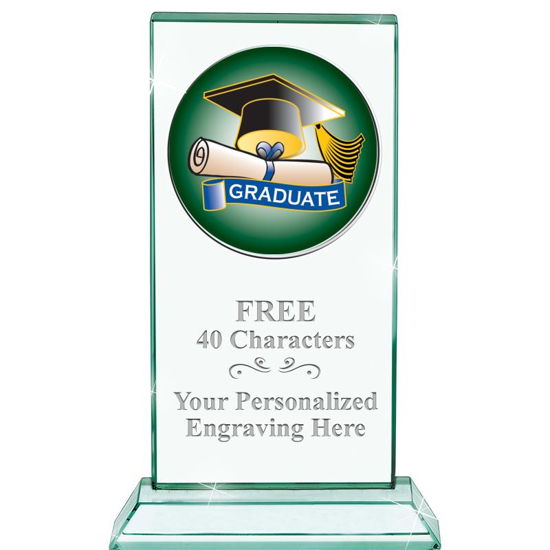 5" JADE MONARCH INSERT CRYSTAL