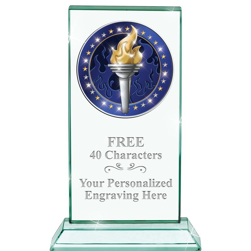 5" JADE MONARCH INSERT CRYSTAL