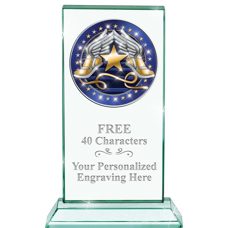 5" JADE MONARCH INSERT CRYSTAL