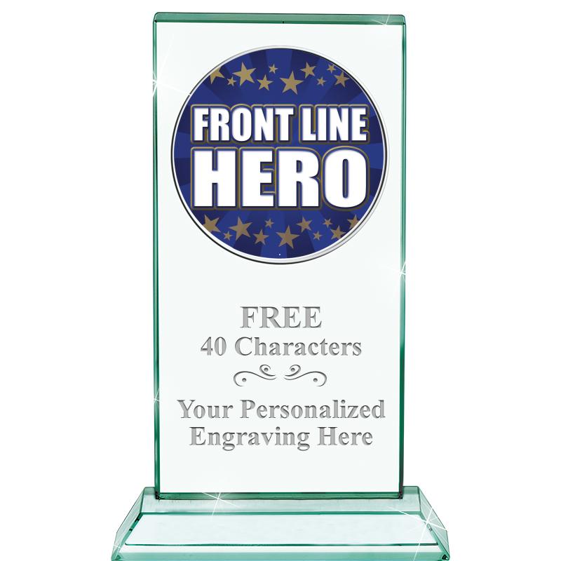 5" JADE MONARCH INSERT CRYSTAL