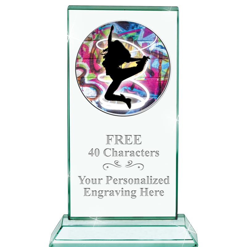 5" JADE MONARCH INSERT CRYSTAL