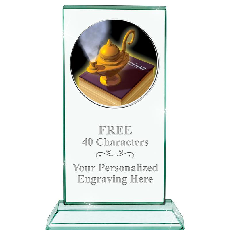 5" JADE MONARCH INSERT CRYSTAL