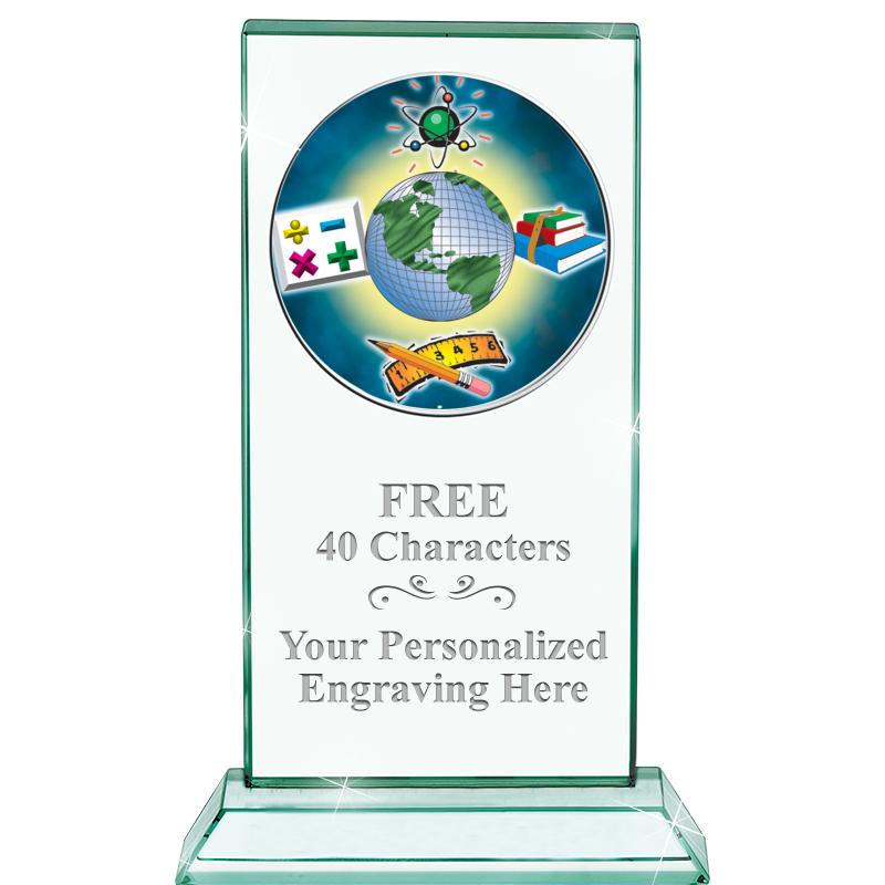 5" JADE MONARCH INSERT CRYSTAL