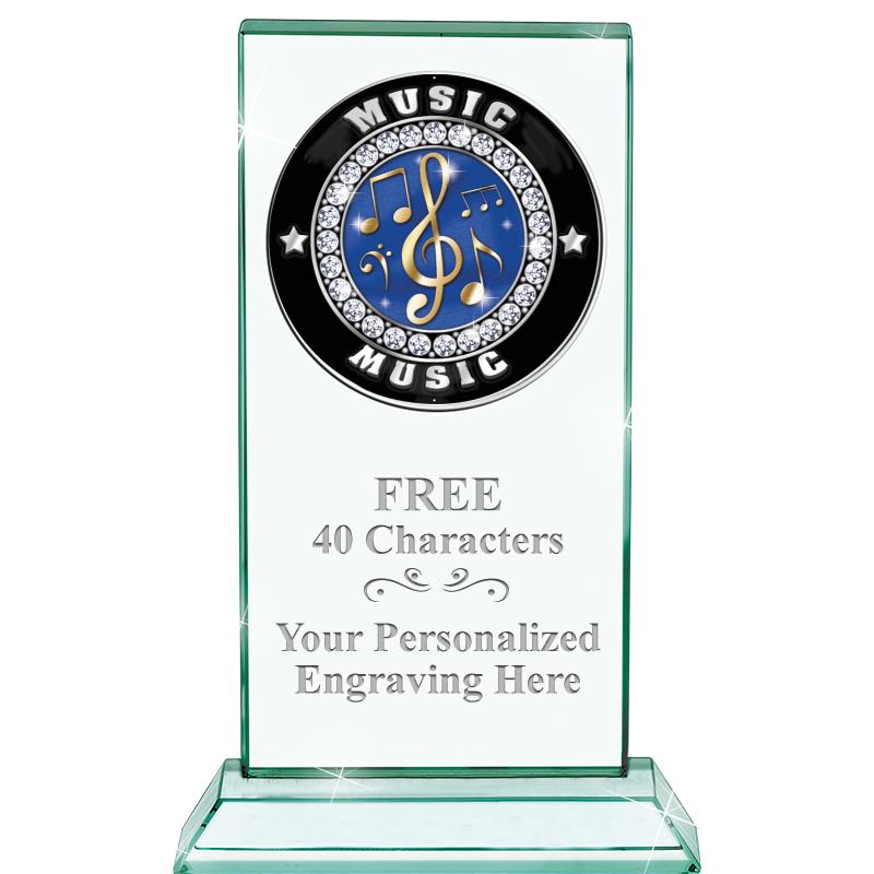 5" JADE MONARCH INSERT CRYSTAL