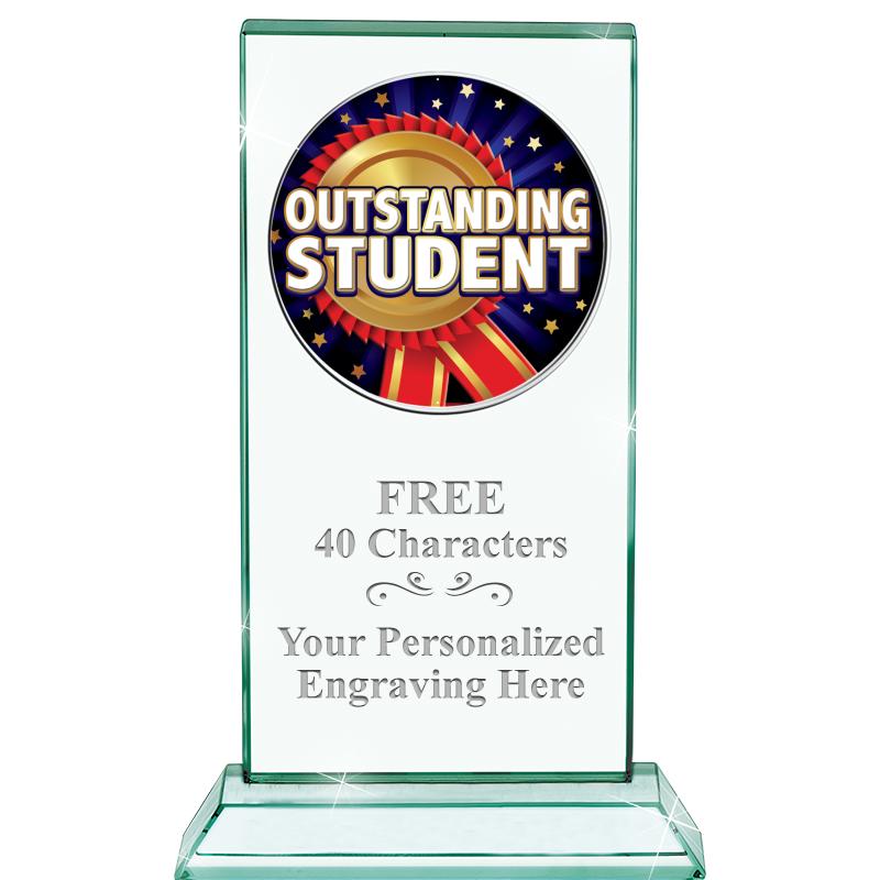 5" JADE MONARCH INSERT CRYSTAL