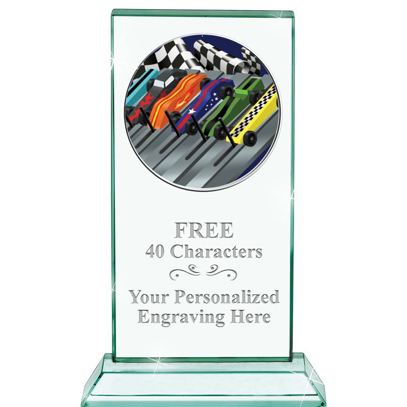 5" JADE MONARCH INSERT CRYSTAL