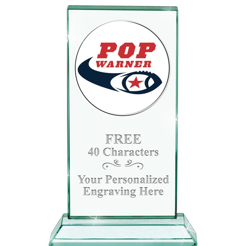 5" JADE MONARCH INSERT CRYSTAL