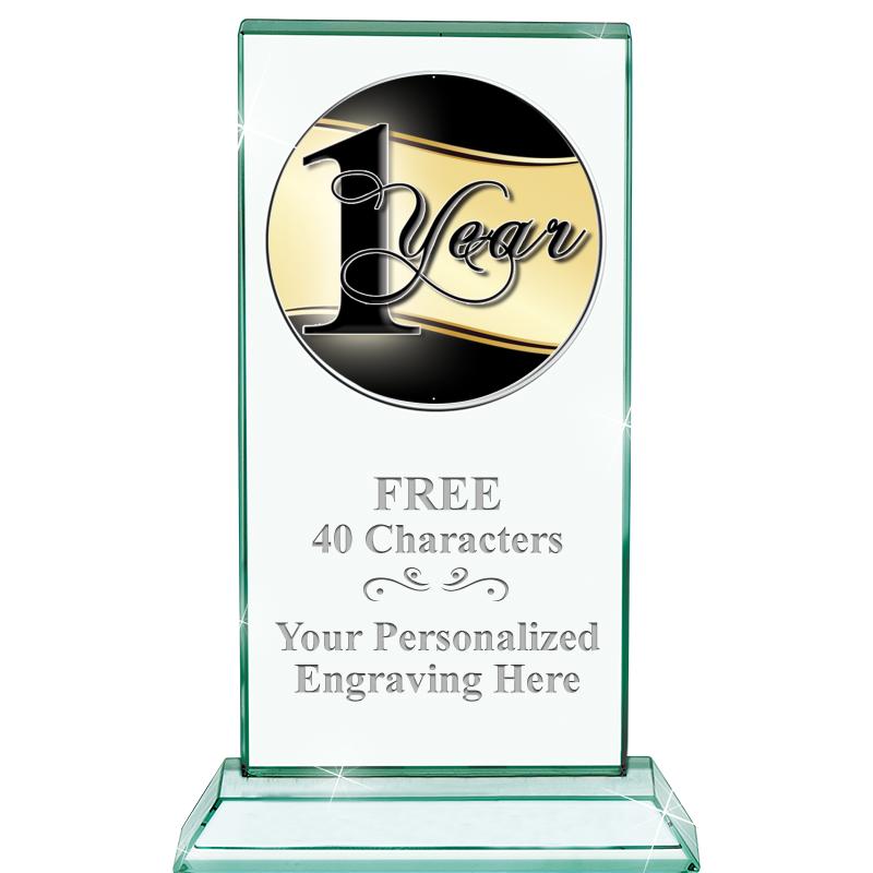 5" JADE MONARCH INSERT CRYSTAL