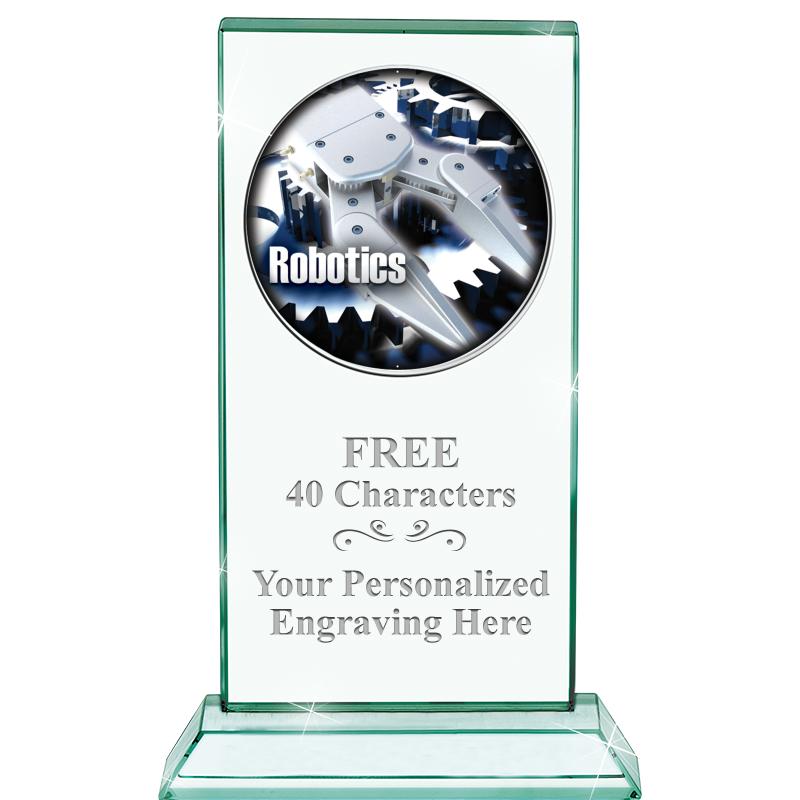 5" JADE MONARCH INSERT CRYSTAL