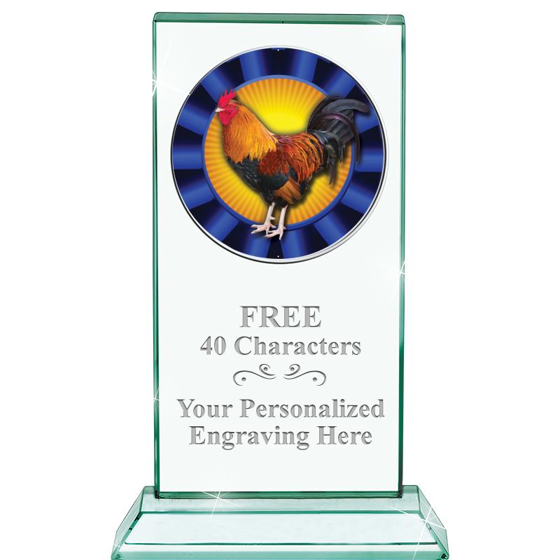 5" JADE MONARCH INSERT CRYSTAL