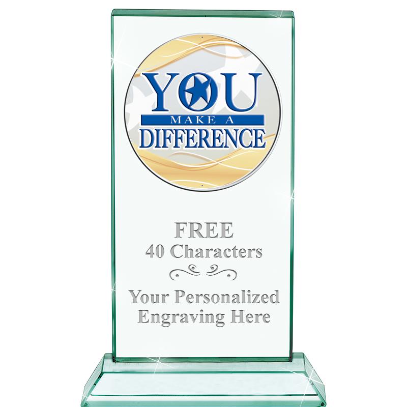 5" JADE MONARCH INSERT CRYSTAL