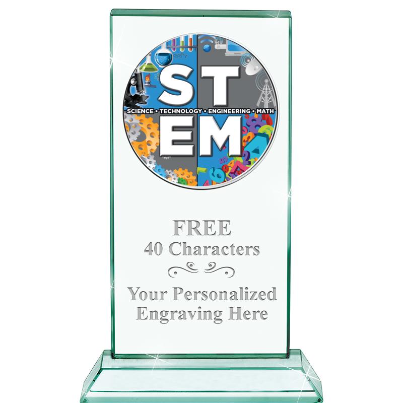 5" JADE MONARCH INSERT CRYSTAL