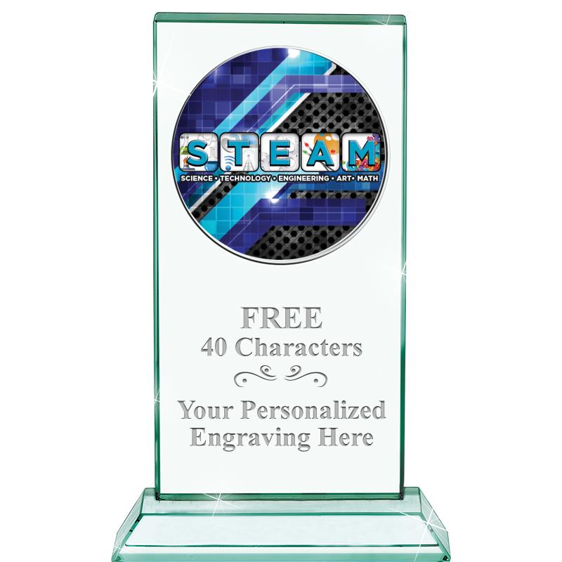 5" JADE MONARCH INSERT CRYSTAL