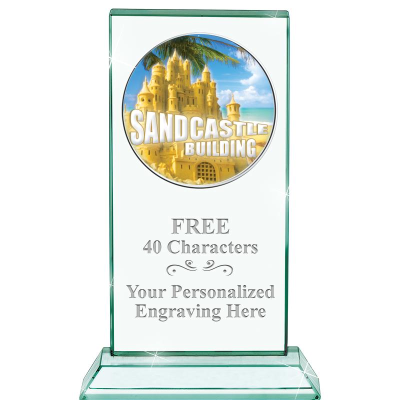 5" JADE MONARCH INSERT CRYSTAL