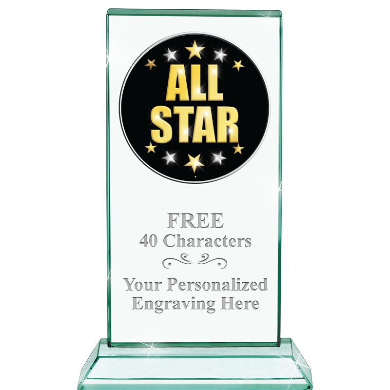 5" JADE MONARCH INSERT CRYSTAL