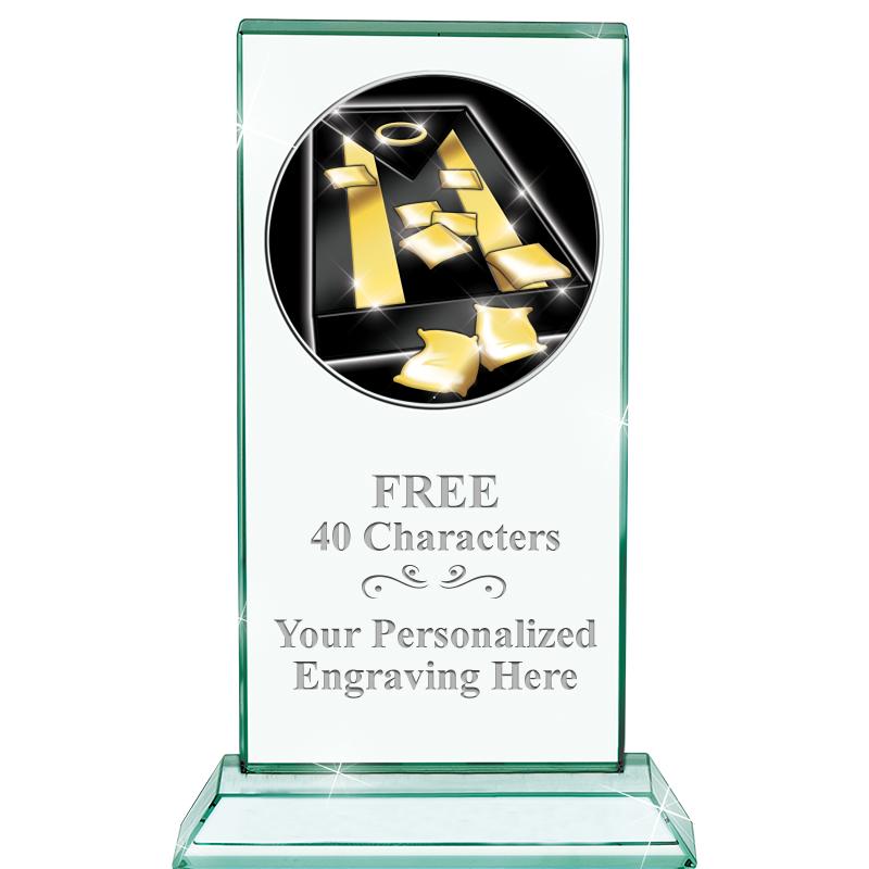 5" JADE MONARCH INSERT CRYSTAL