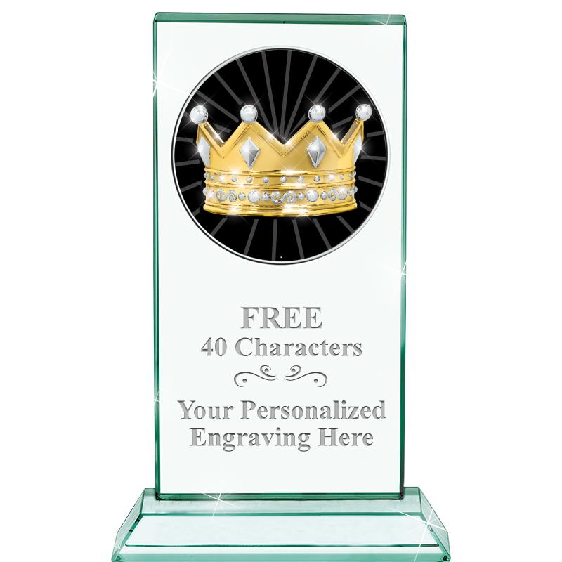 5" JADE MONARCH INSERT CRYSTAL