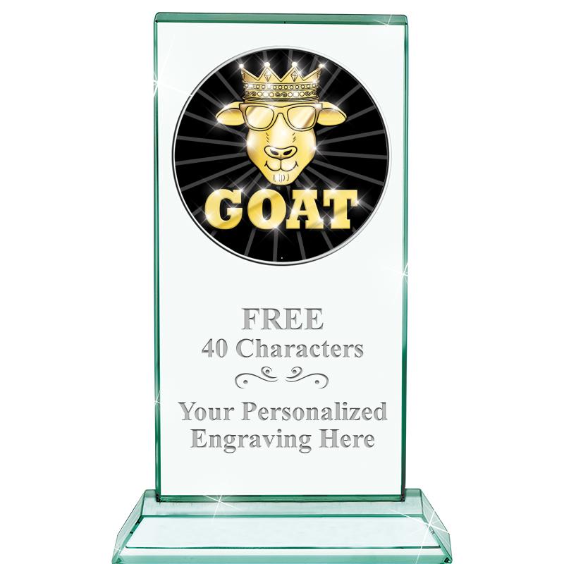 5" JADE MONARCH INSERT CRYSTAL