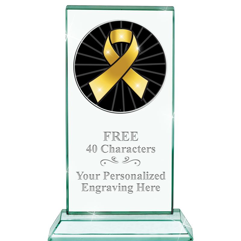 5" JADE MONARCH INSERT CRYSTAL