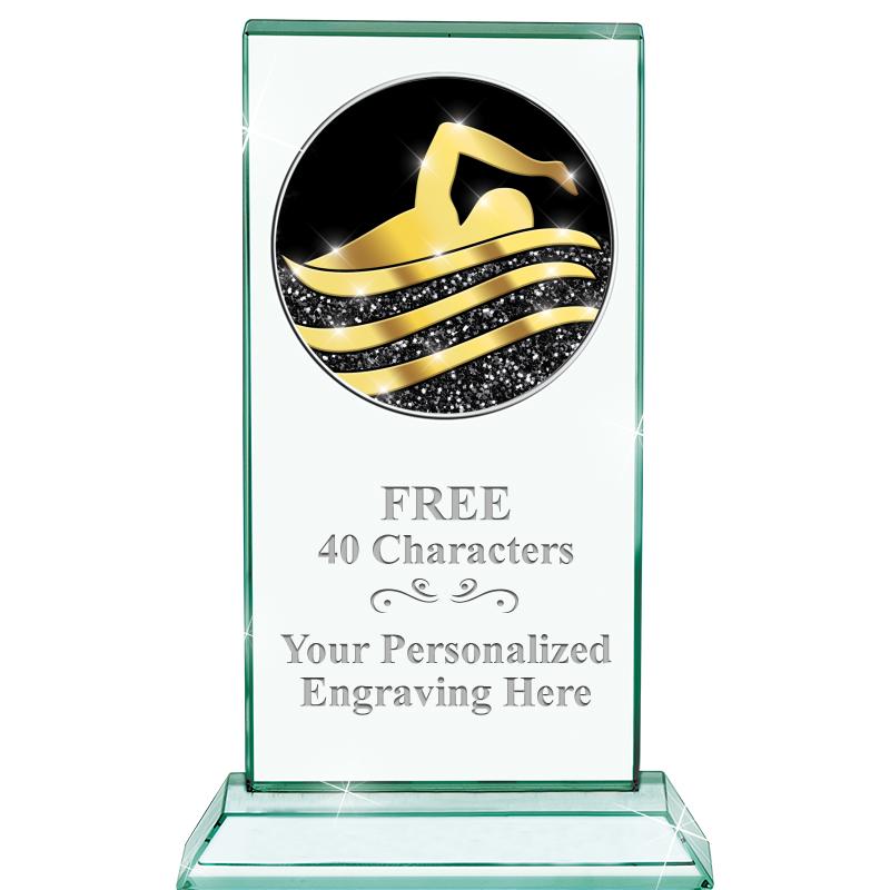 5" JADE MONARCH INSERT CRYSTAL