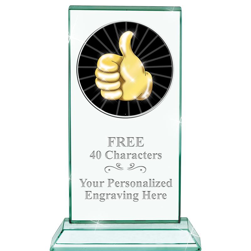 5" JADE MONARCH INSERT CRYSTAL