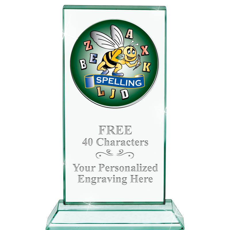 5" JADE MONARCH INSERT CRYSTAL