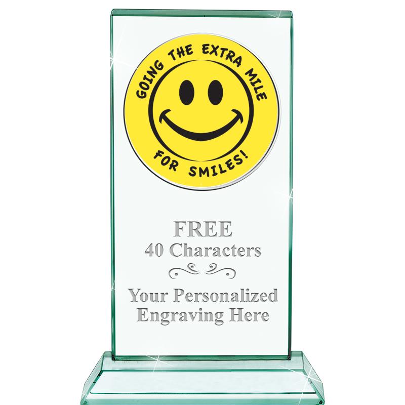 5" JADE MONARCH INSERT CRYSTAL