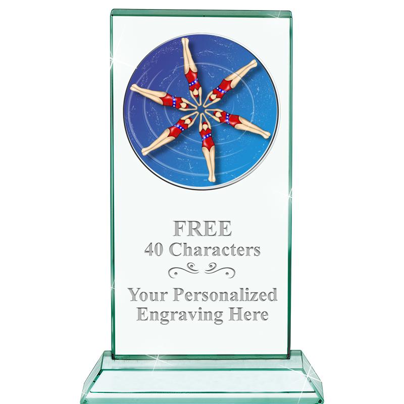 5" JADE MONARCH INSERT CRYSTAL