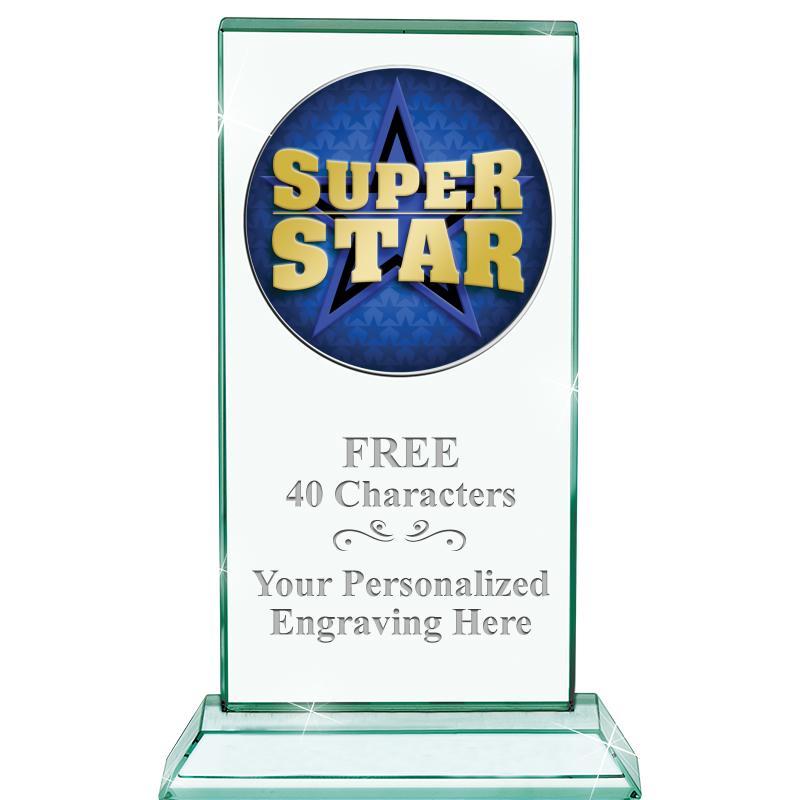 5" JADE MONARCH INSERT CRYSTAL