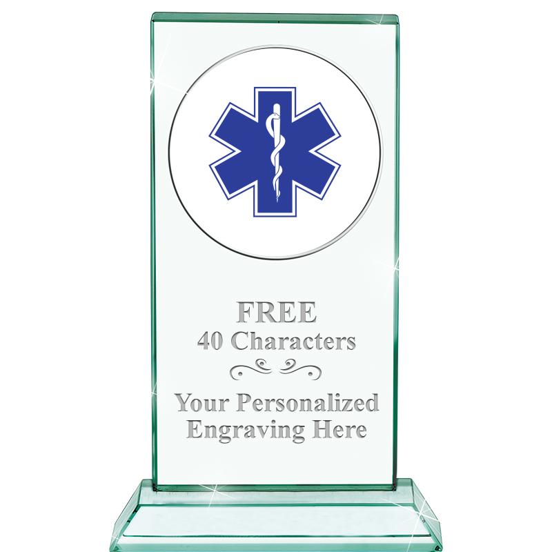 5" JADE MONARCH INSERT CRYSTAL