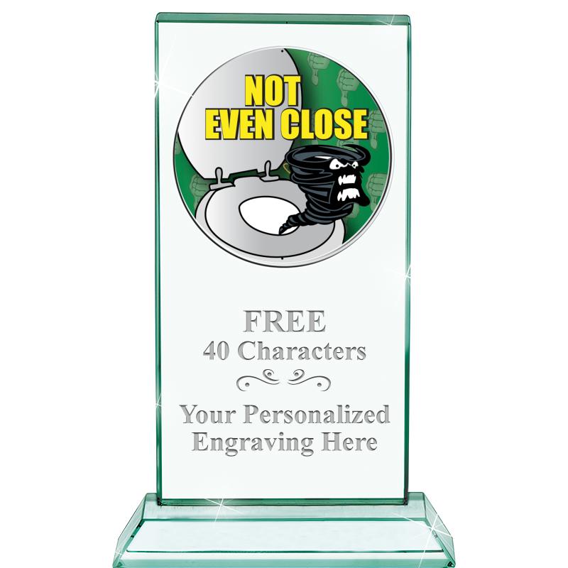 5" JADE MONARCH INSERT CRYSTAL