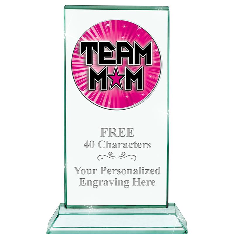 5" JADE MONARCH INSERT CRYSTAL