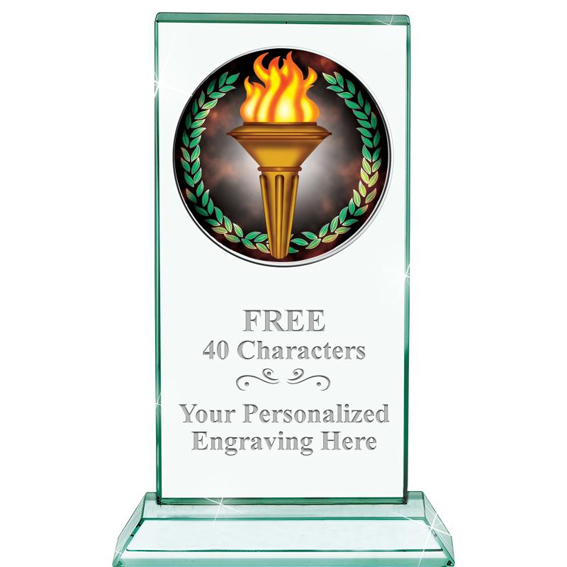 5" JADE MONARCH INSERT CRYSTAL