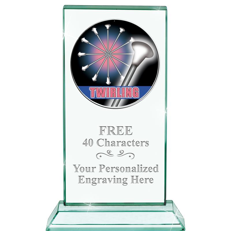 5" JADE MONARCH INSERT CRYSTAL