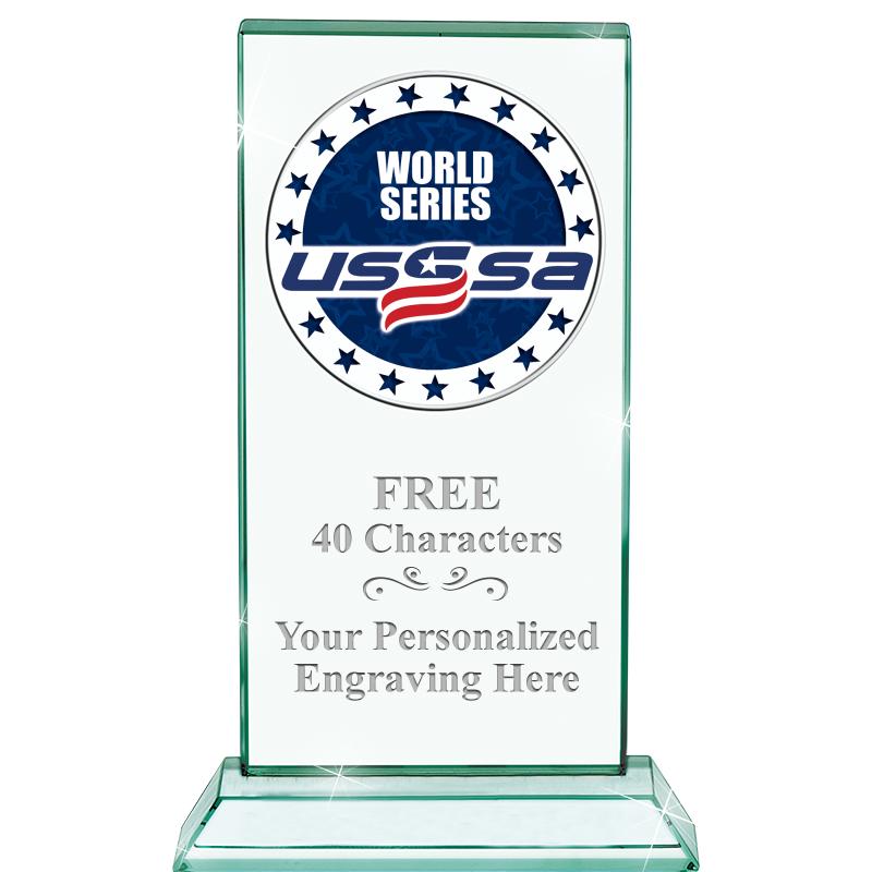 5" JADE MONARCH INSERT CRYSTAL