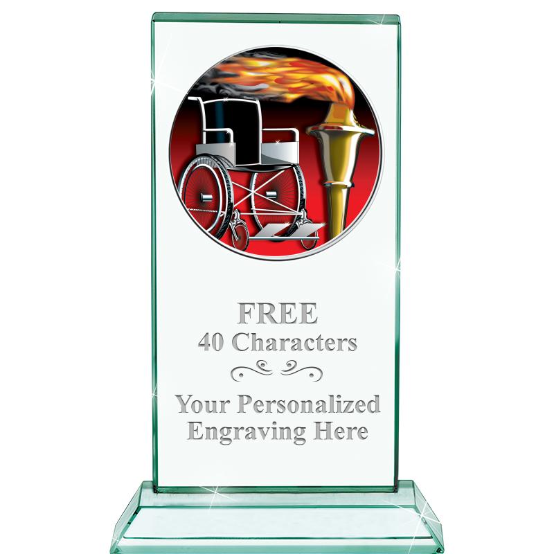 5" JADE MONARCH INSERT CRYSTAL