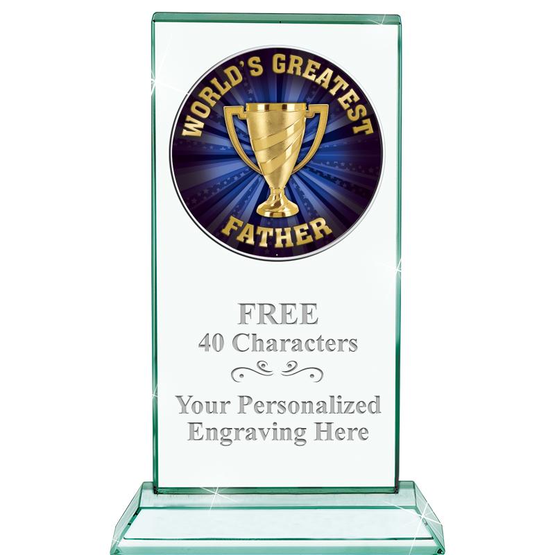 5" JADE MONARCH INSERT CRYSTAL